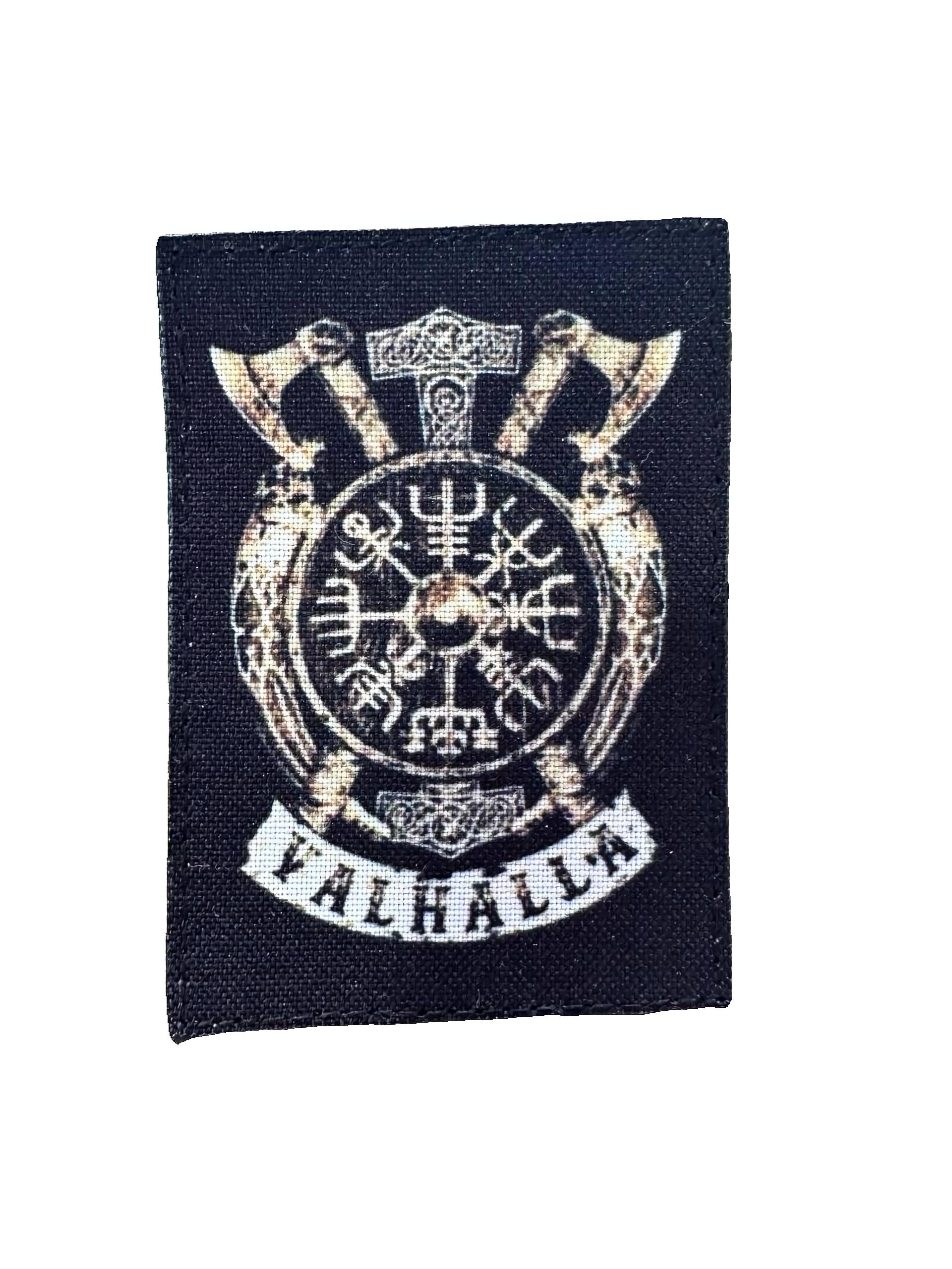 Шеврон Valhalla Вегвизир Викингов Руны на липучке (VVALHALLA) Шеврон Valhalla Вегвизир Викингов Руны на липучке (VVALHALLA)