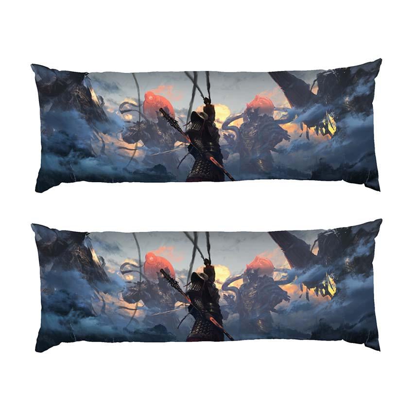 Подушка дакимакура Sun Wukong Mystic Battle Black Myth Wukong габардин 140х45 см (114360-2) Подушка дакимакура Sun Wukong Mystic Battle Black Myth Wukong габардин 140х45 см (114360-2)