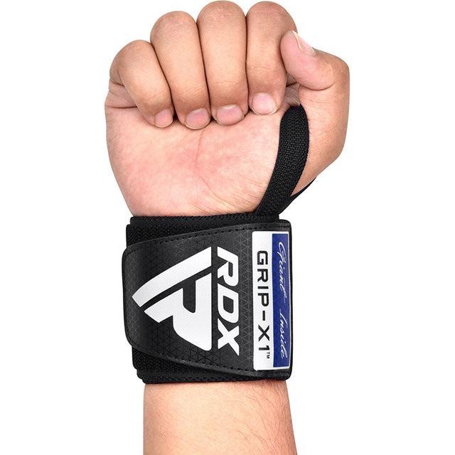 Бинти для зап'ястків RDX GYM WRIST WRAP R11 Black/Blue (A-013193) - фото 4