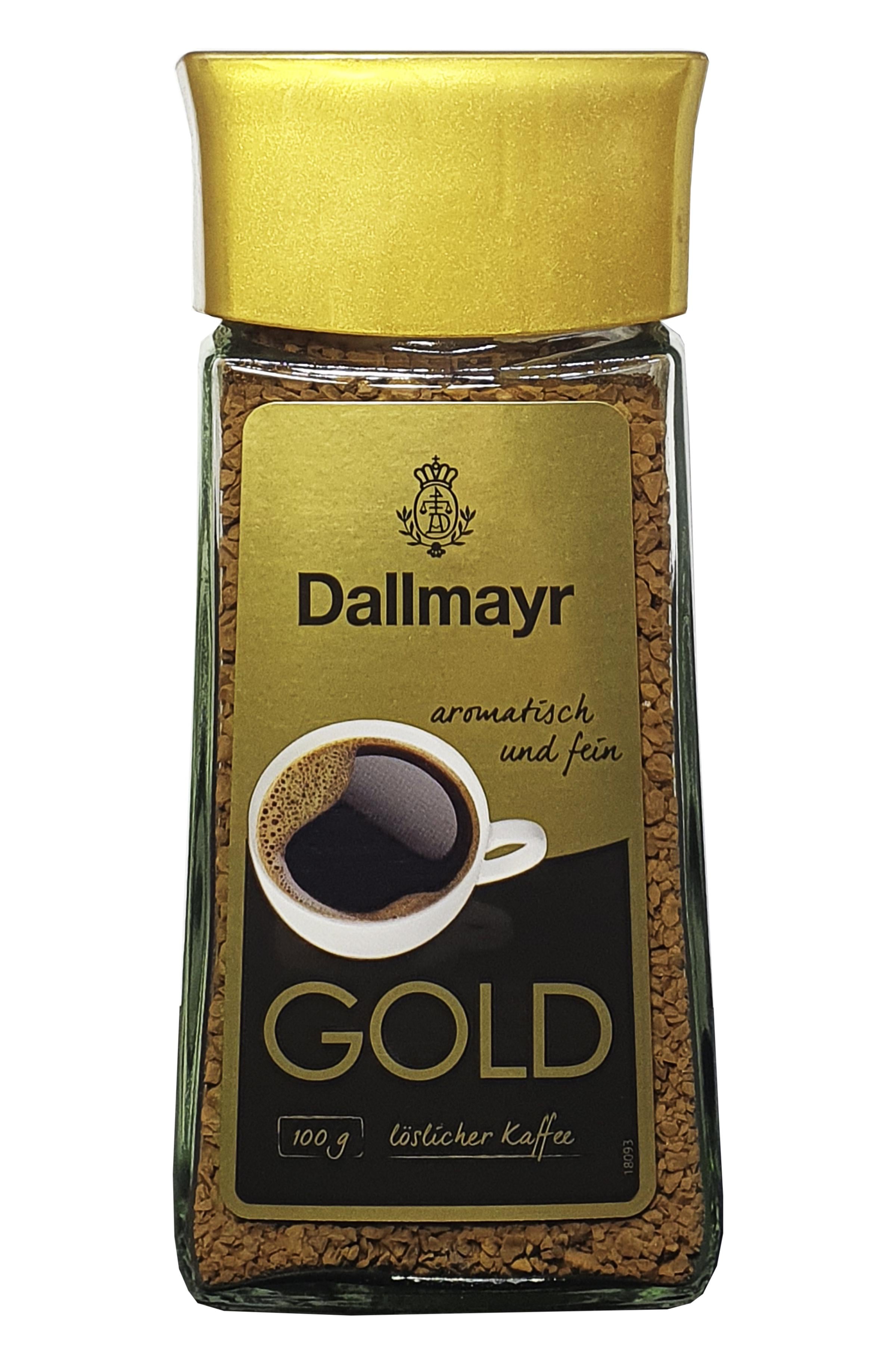 Кофе Dallmayr gold растворимый в стеклянной банке 100 г (57108)