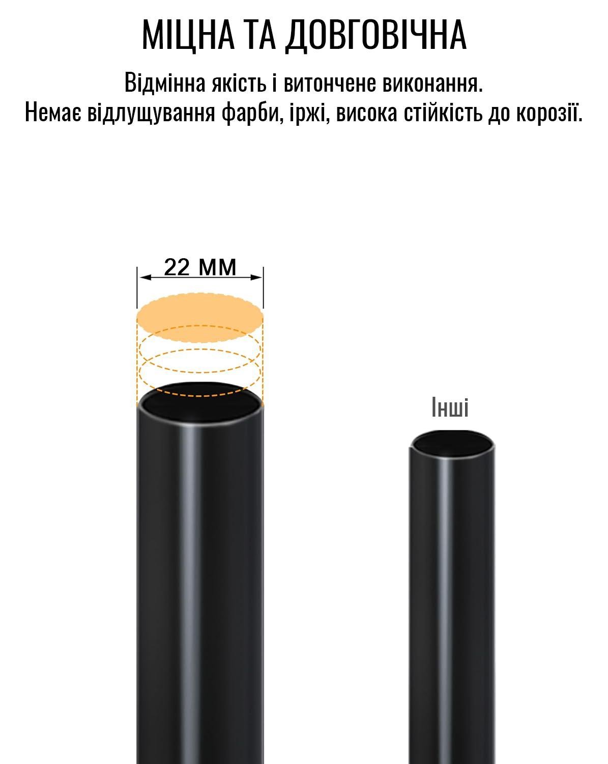 Стойка вешалка для одежды и обуви двойная DOAKT стальная напольная с крючками и колесами XL White (DSV-100WH) - фото 9