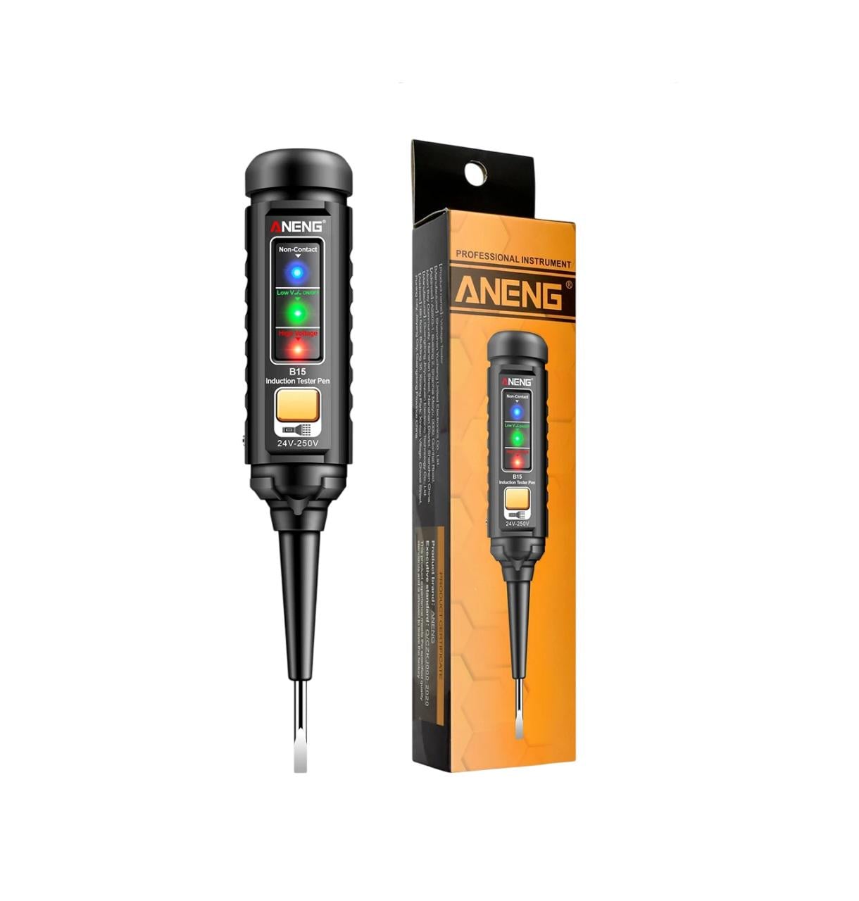 Тестер напряжения индукционный ANENG B15 24-250V (00-00027488) Тестер напряжения индукционный ANENG B15 24-250V (00-00027488)