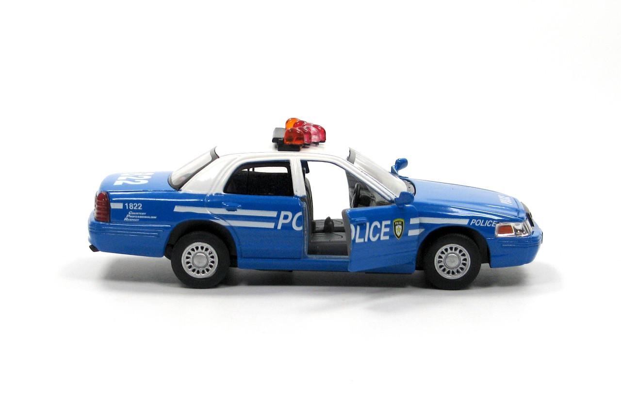 Машина металева KT5342A Ford Crown Victoria Interceptor Blue - фото 6