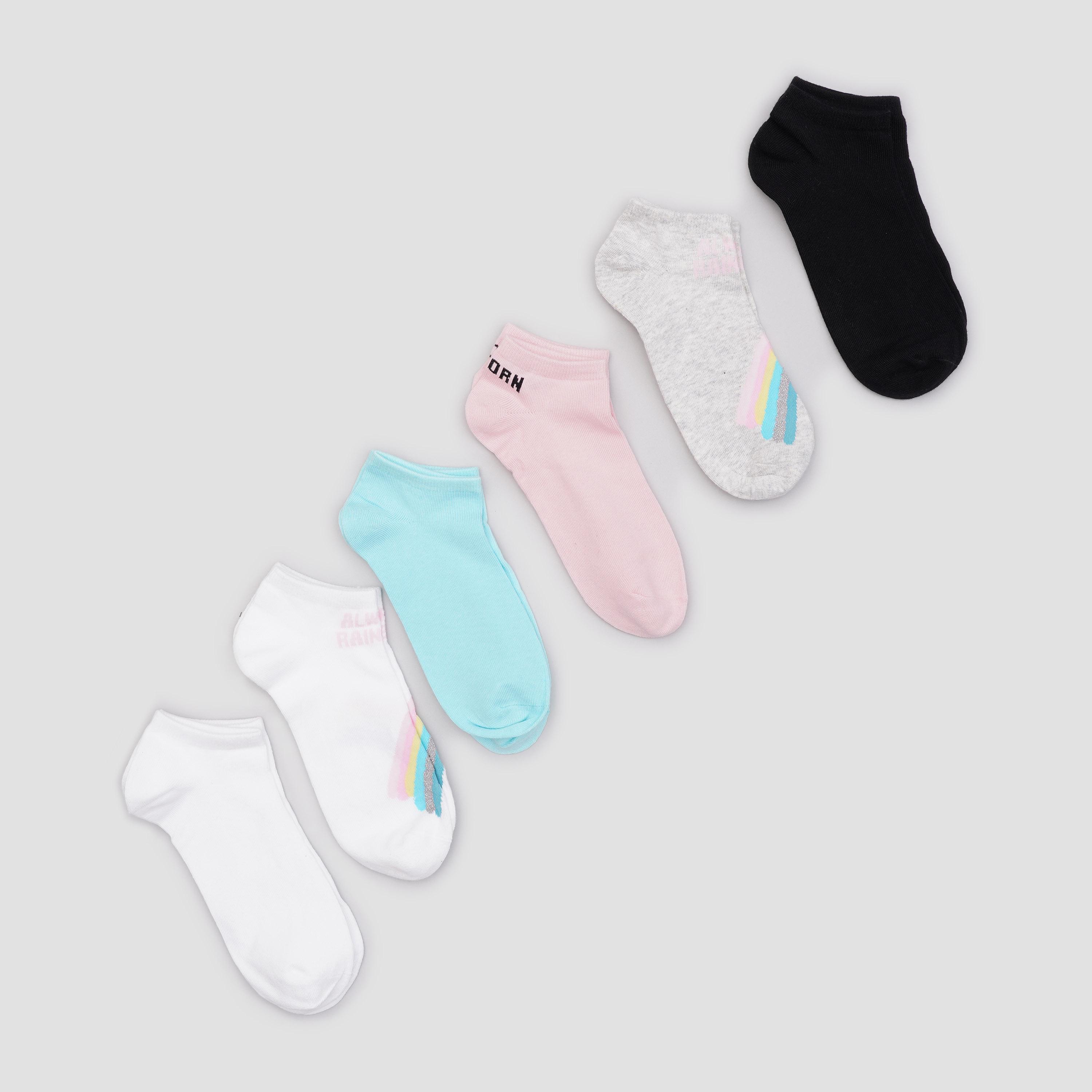 Носки H&M р. 34-36 6 пар Разноцветный (2912122404)