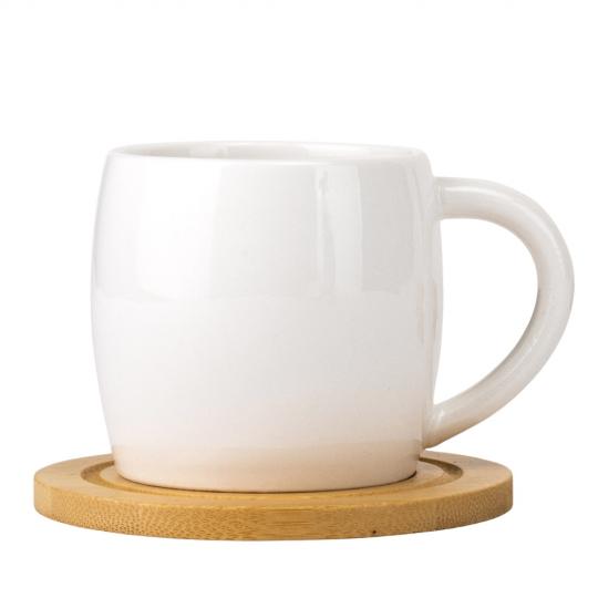 Набор керамических кружек Elisey Дуэт с бамбуковой подставкой180 мл Белый (135-81-9184-006) - фото 5 Набор керамических кружек Elisey Дуэт с бамбуковой подставкой180 мл Белый (135-81-9184-006) - фото 5
