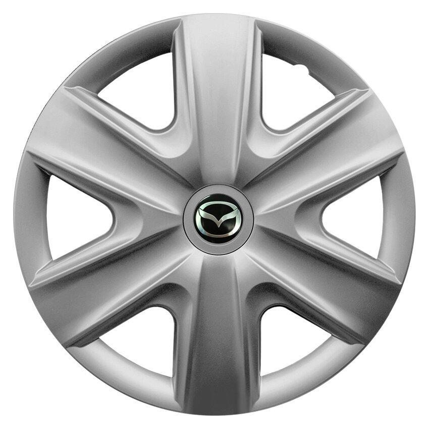 Комплект колпаков JAWOPLAST Hexan R15 для Mazda 4 шт. Silver (28434782)