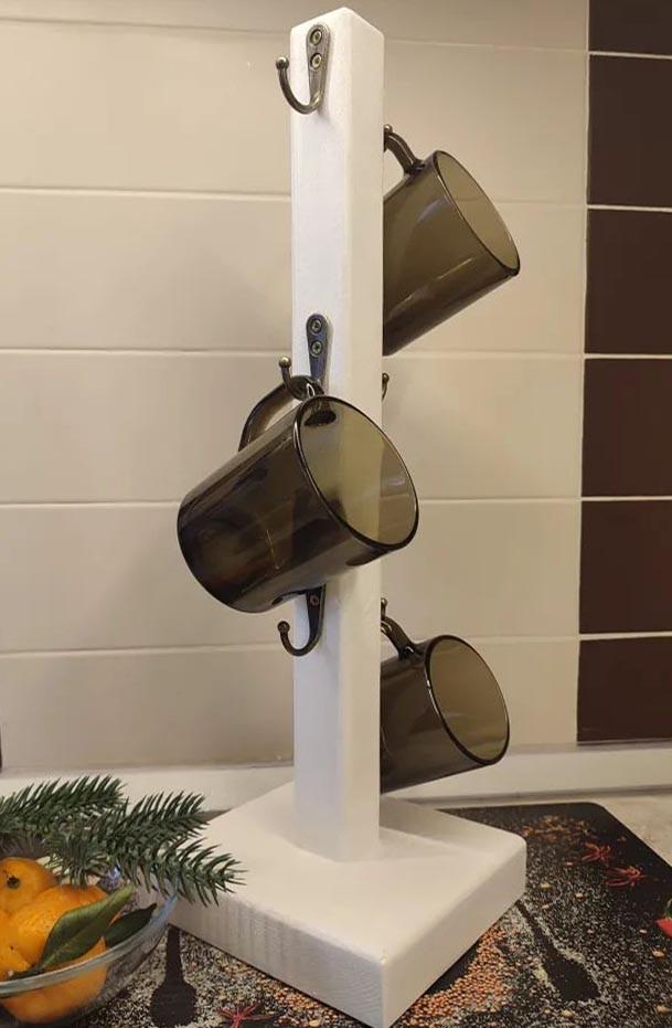 Стійка для чашок з дерева Нератан Зефір (СДК-008520) - фото 3 Стійка для чашок з дерева Нератан Зефір (СДК-008520) - фото 3