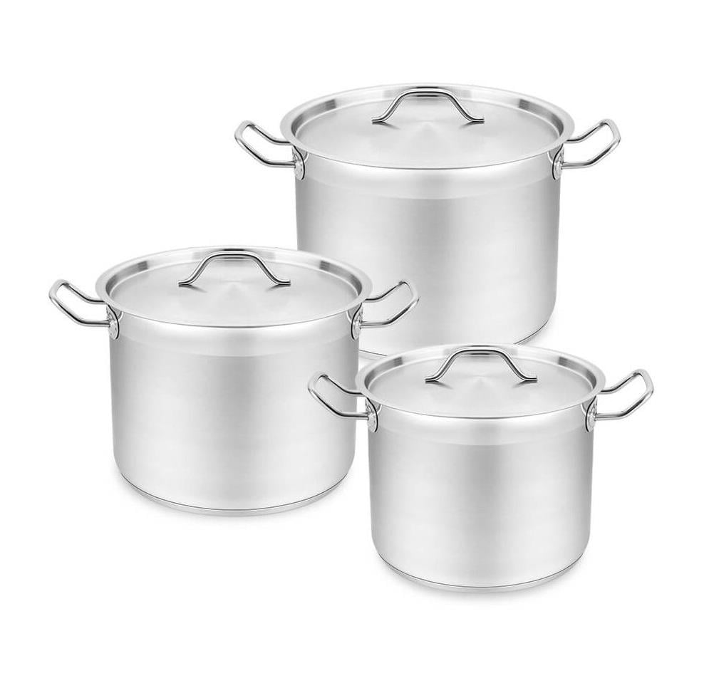 Набор кастрюль Maestro нержавеющая сталь 12/15/18 л (4aaa4960)