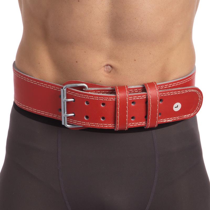 Пояс атлетический кожаный Zelart FAIRTEX 167076 ширина 15 см L Красный (DR003912) - фото 2