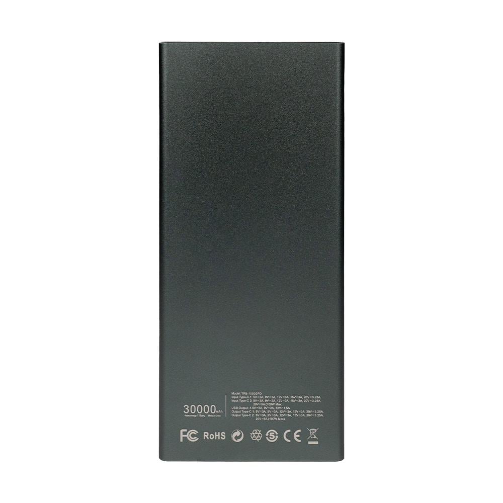 Повербанк Kraft Trinix TPB-10030PD PPS 100W 30000 mAh Grey (43-00075) - фото 4