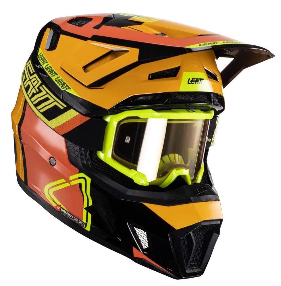 Мотошлем Leatt Helmet Moto 7.5 + Goggle L Citrus (29925)