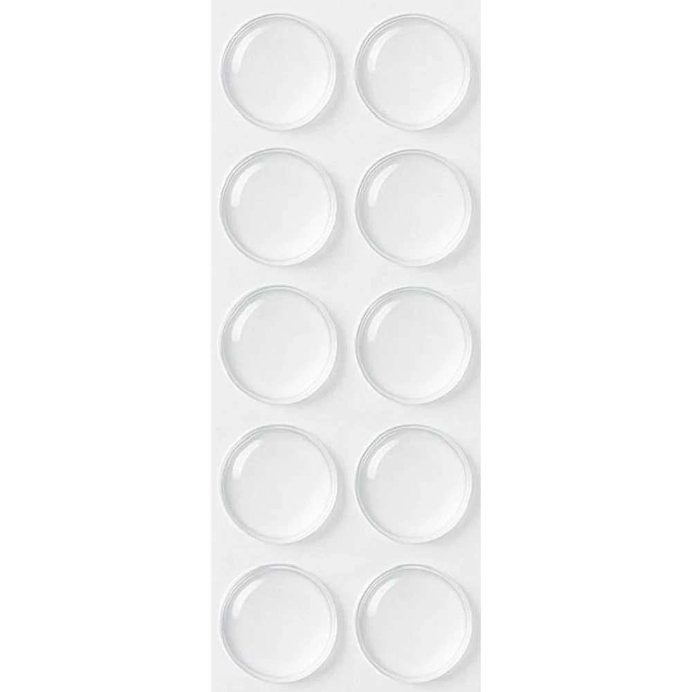 Самоклеючі силіконові відбійники для фасадів Sigma d 8 мм 10 шт. Прозорий (AF0989)