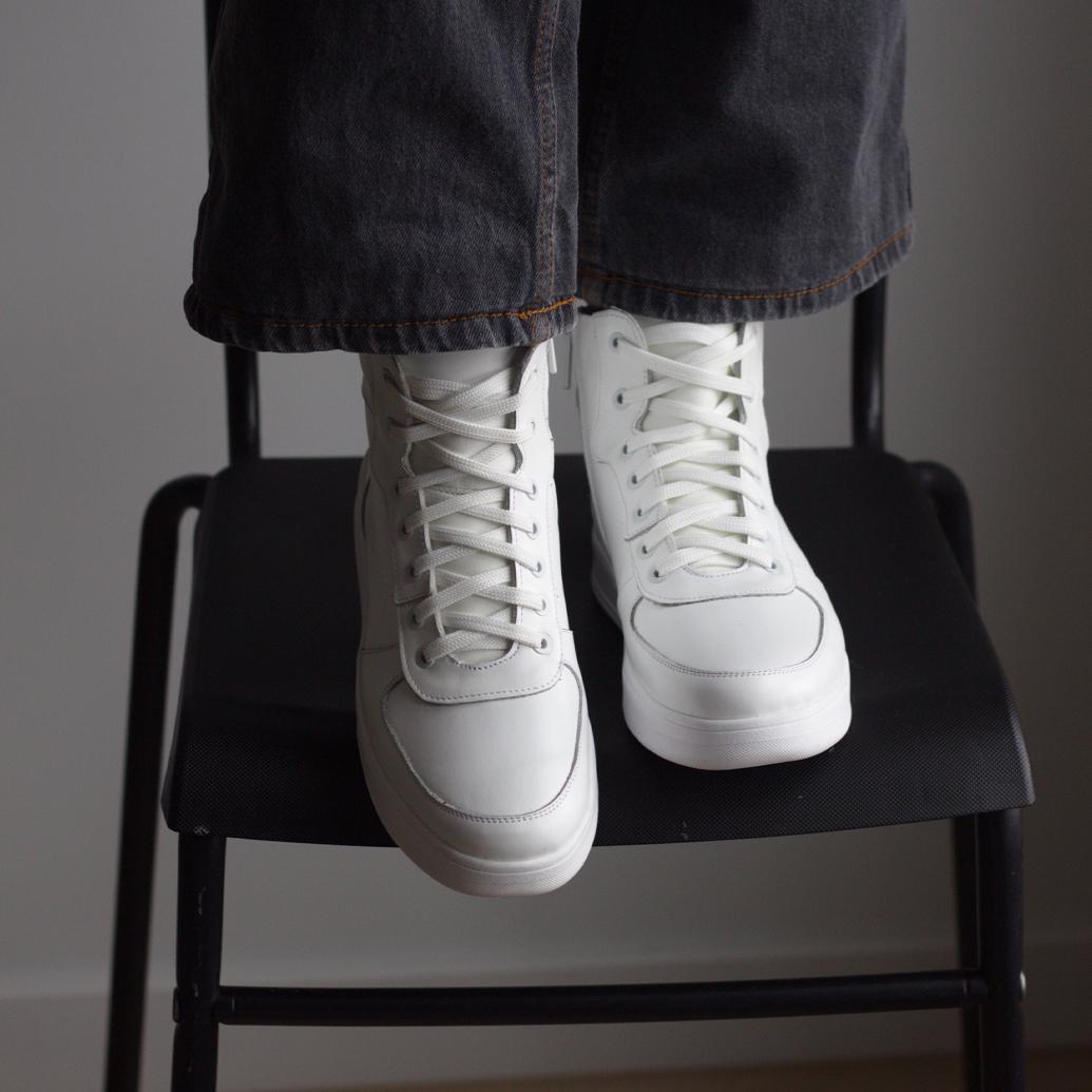 Кеди жіночі зимові Zlett з натуральної шкіри р. 39 Білий (3506) - фото 3 Кеди жіночі зимові Zlett з натуральної шкіри р. 39 Білий (3506) - фото 3