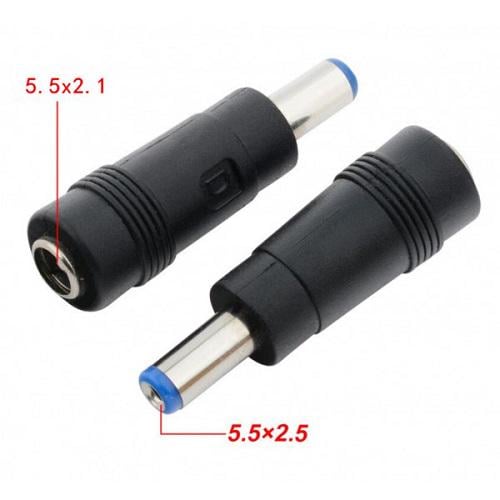 Перехідник-живлення Value S1019 з DC5,5х2,1 мм на DC5,5х2,5 мм Чорний (573342) - фото 2 Перехідник-живлення Value S1019 з DC5,5х2,1 мм на DC5,5х2,5 мм Чорний (573342) - фото 2