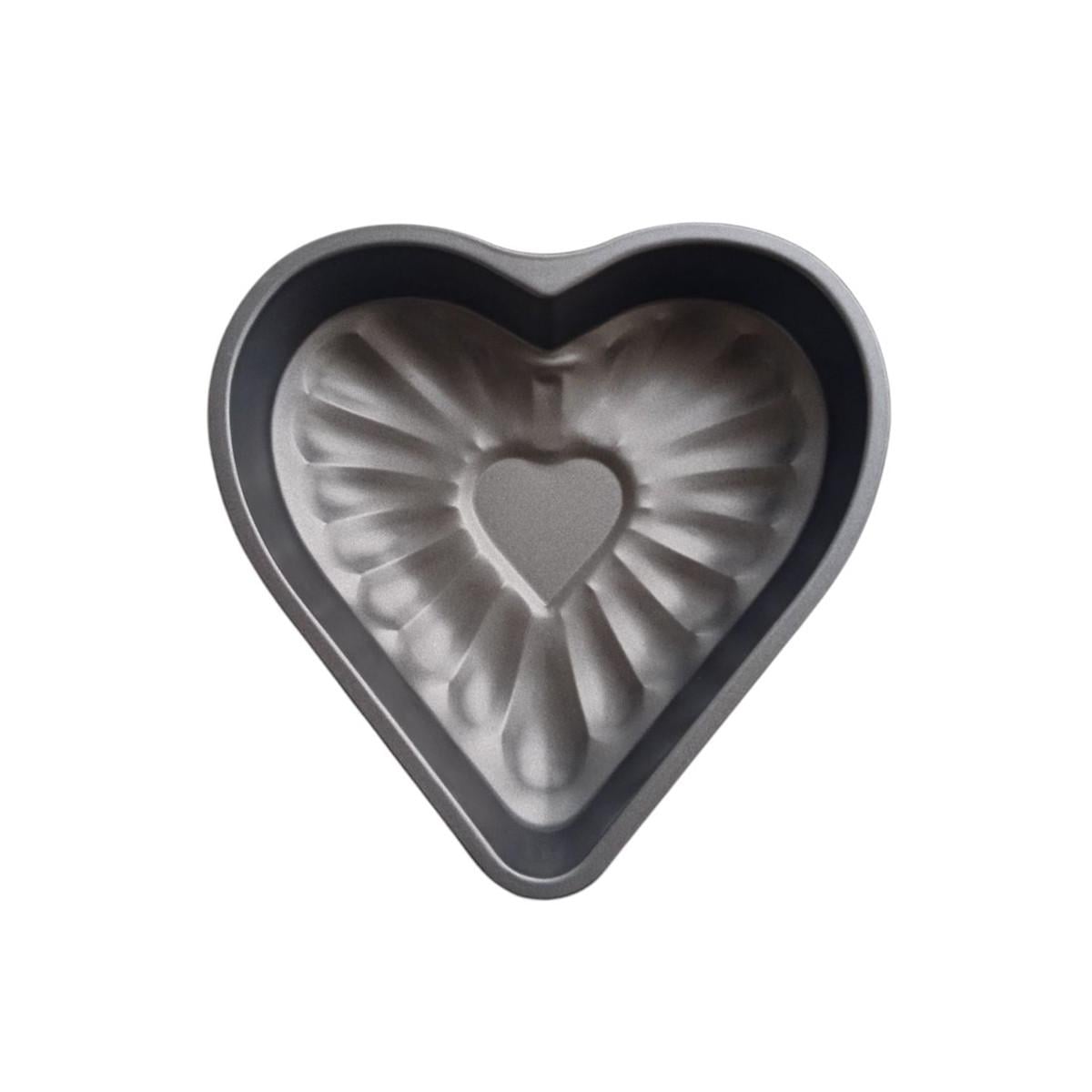 Форма для выпечки кулинарная Сердце 22х22 см