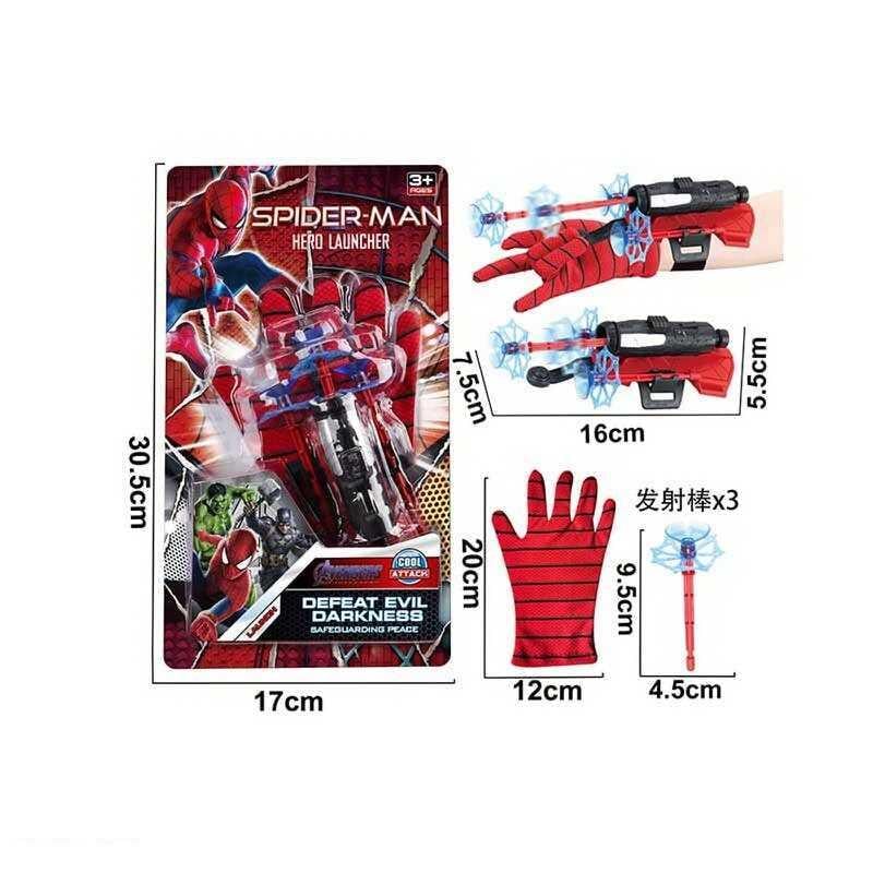 Набір супергероя Спайдермен A-Toys BJ399 рукавичка що стріляє/кулі з присосками 3 шт. (MTT-198147) - фото 2 Набір супергероя Спайдермен A-Toys BJ399 рукавичка що стріляє/кулі з присосками 3 шт. (MTT-198147) - фото 2