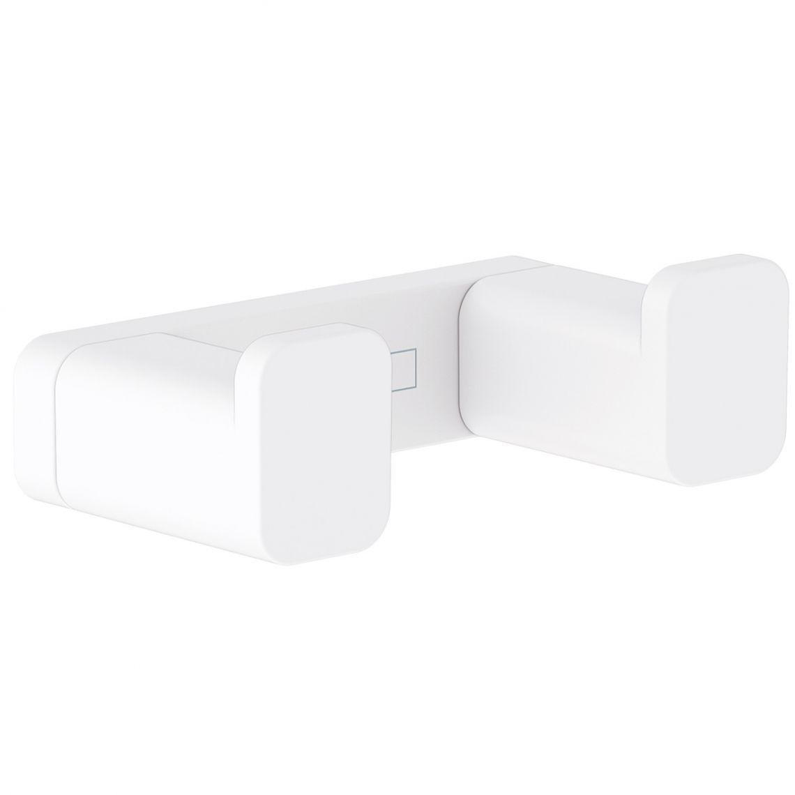 Крючок двойной Hansgrohe AddStoris 3,6х16x6,6 см Белый матовый (41755700)