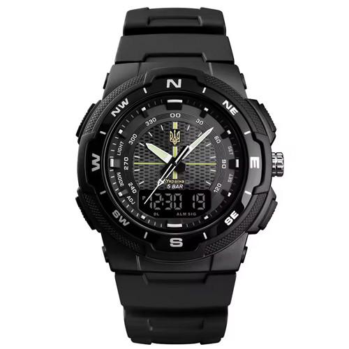 Наручний годинник Skmei Ukraine 45411454BKBK Black/Black (2280745248)