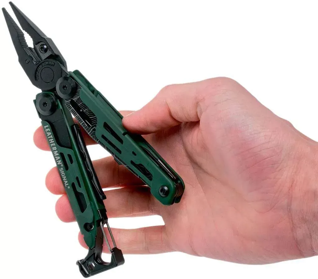 Мультитул Leatherman Signal 19 інструментів з чохлом Green Topo (26257964) - фото 10 Мультитул Leatherman Signal 19 інструментів з чохлом Green Topo (26257964) - фото 10