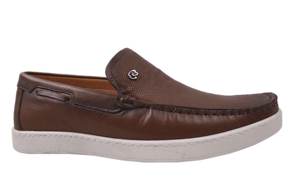 Мокасины мужские Max Step из кожи р. 41 Коричневый (26-20DTC) - фото 2