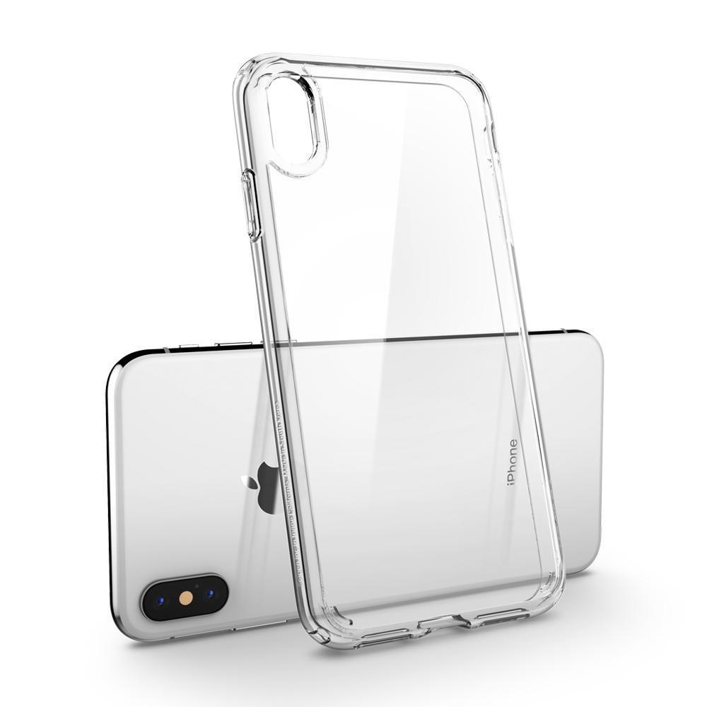 Прозорий чохол-накладка Spigen Ultra Hybrid Case for iPhone X/Xs, Clear (063CS25115) - фото 2