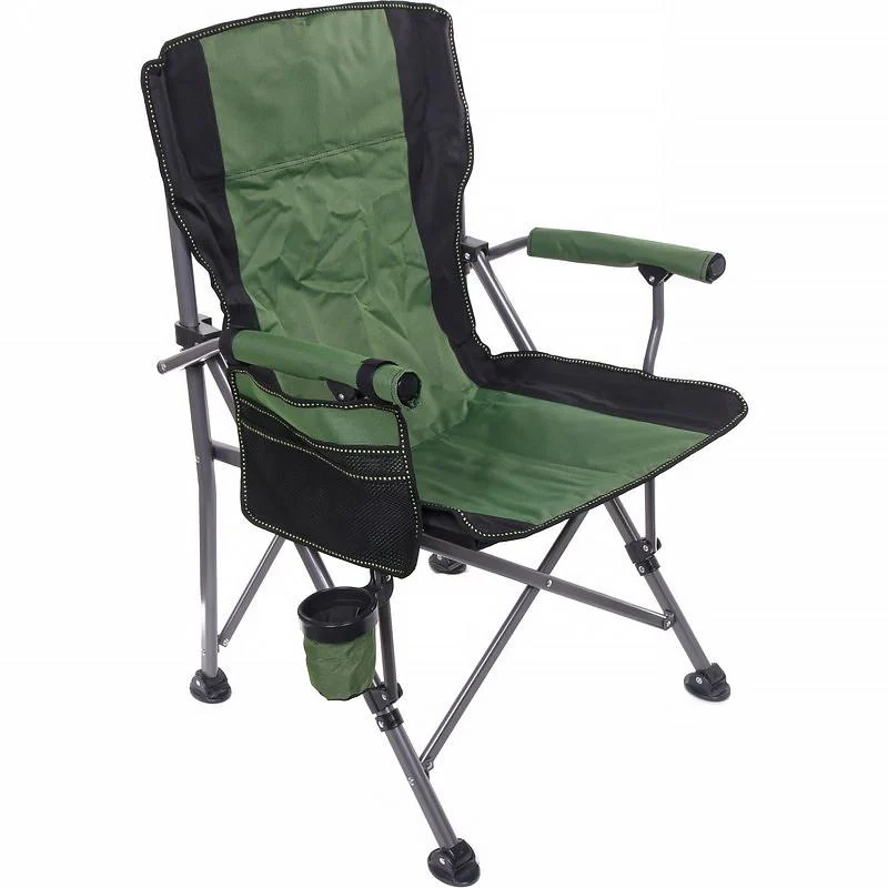 Крісло розкладне туристичне Lesko S4577 98x56x58 см Зелений (HX-64-2)