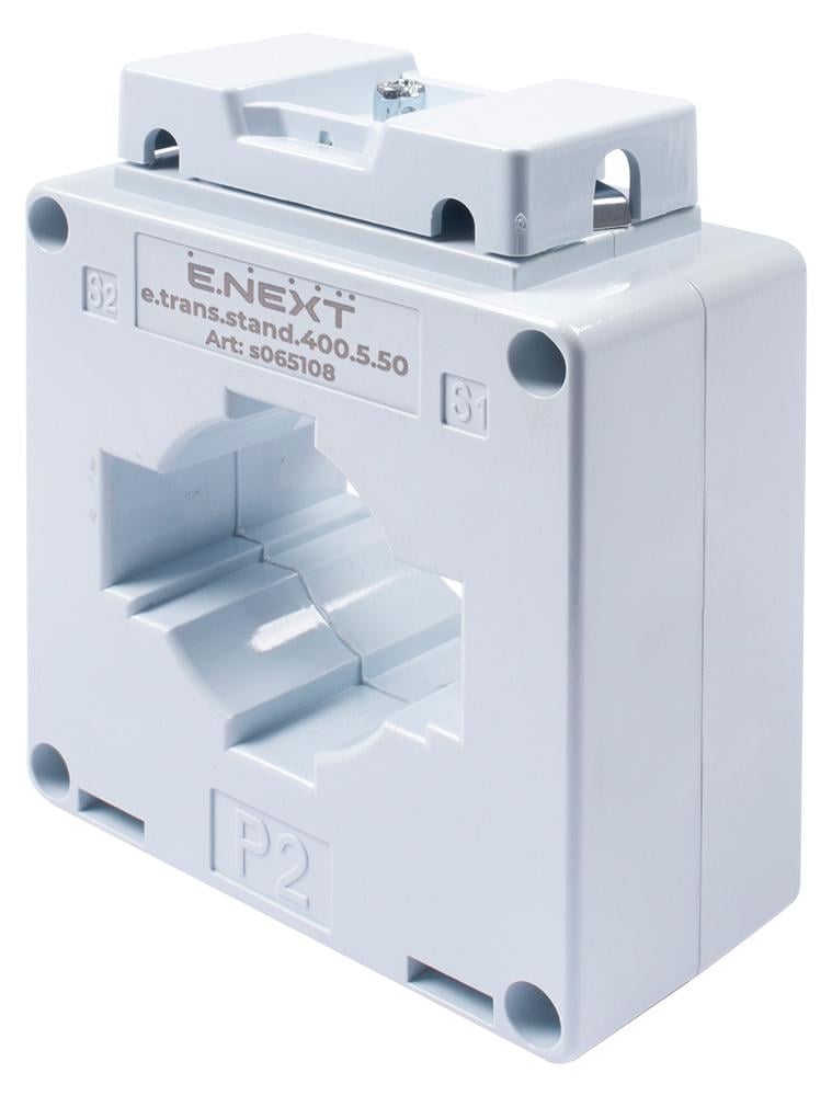 Трансформатор струму вимірювальний E.NEXT e.trans.stand.400.5.50 400/5A CL0.5 (s065108)
