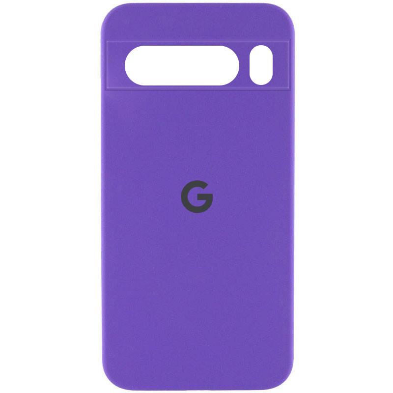 Противоударный Чехол Silicone Cover Lakshmi Full Camera (AAA) with Logo для Google Pixel 8 Pro Фиолетовый/Amethyst