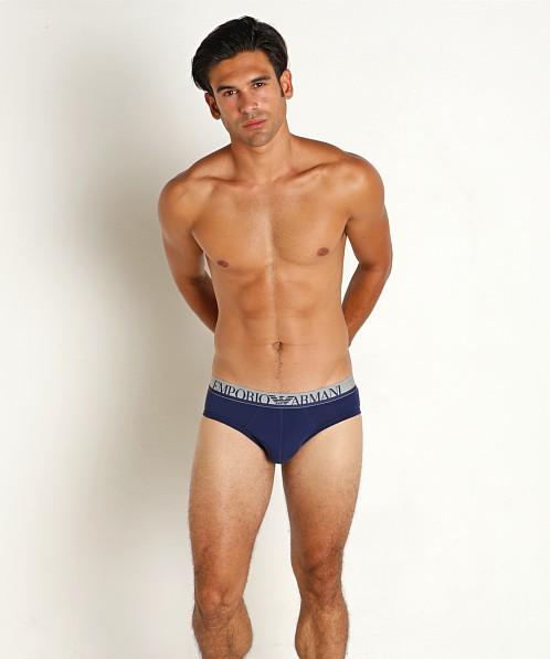 Трусы мужские слипы Emporio Armani L Темно-синий (3F729-110285син) Трусы мужские слипы Emporio Armani L Темно-синий (3F729-110285син)