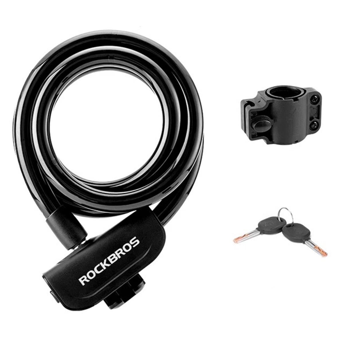 Замок велосипедный ROCKBROS RKS515 110 см Черный (RB-RKS515-BK-2900)