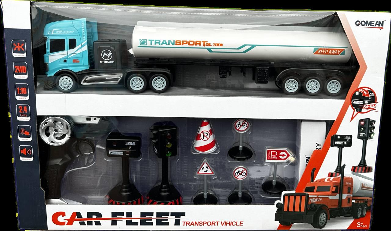 Грузовик на радиоуправлении с дорожными знаками 1:16 Голубой (13916003) - фото 3 Грузовик на радиоуправлении с дорожными знаками 1:16 Голубой (13916003) - фото 3