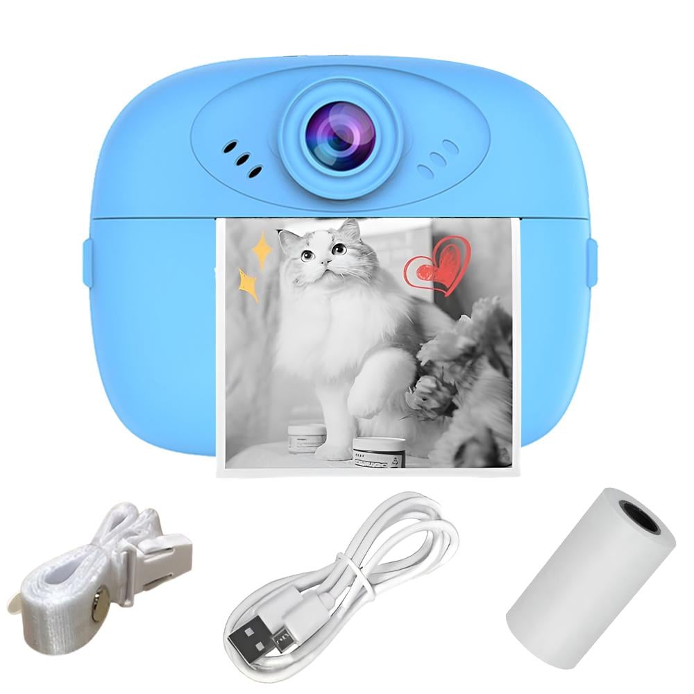 Фотоапарат дитячий миттєвого друку 2в1 з іграми та 2 камери 24 Мп 1000 мАг Блакитний (fa5c780d) Фотоапарат дитячий миттєвого друку 2в1 з іграми та 2 камери 24 Мп 1000 мАг Блакитний (fa5c780d)