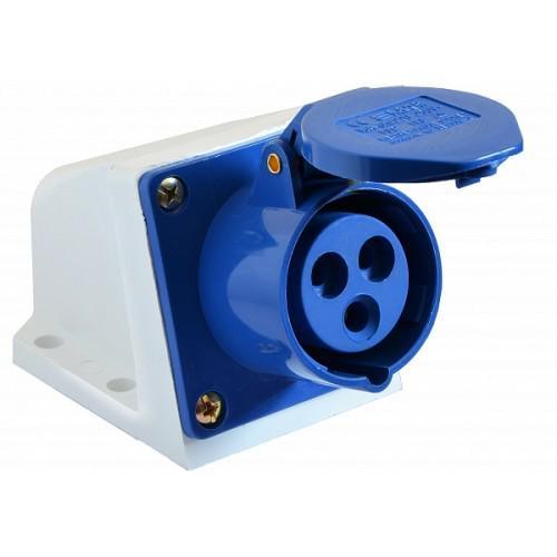 Розетка стационарная АСКО-УКРЕМ 113 2Р+ РЕ 16А 220-250В IP44 (00000003577)