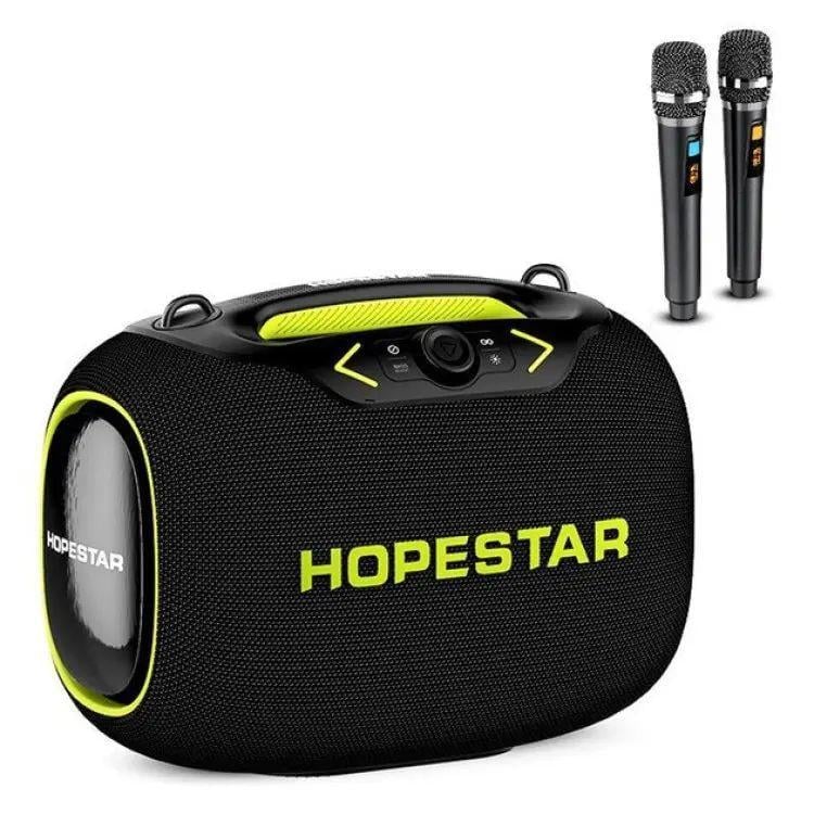 Беспроводная колонка HOPESTAR Partybox Bluetooth 120 ВТ 22000 mAh 9 с 2 микрофонами (opt-104747)