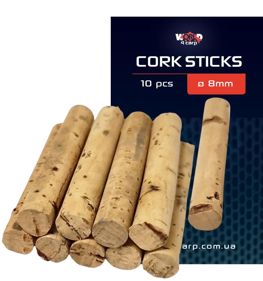 Палочки для рыбалки W4C CORK STICKS пробковые Ø 8 мм 10 шт. Палочки для рыбалки W4C CORK STICKS пробковые Ø 8 мм 10 шт.