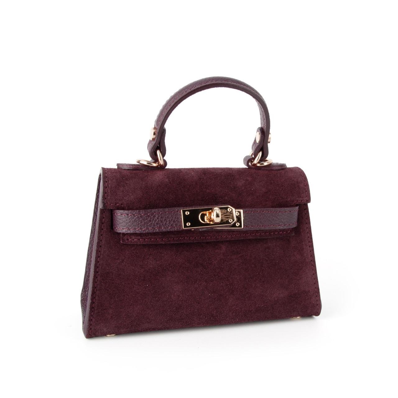 Сумка жіноча замшева Virginia Conti 04011 Бордовий (2765000326) Сумка жіноча замшева Virginia Conti 04011 Бордовий (2765000326)