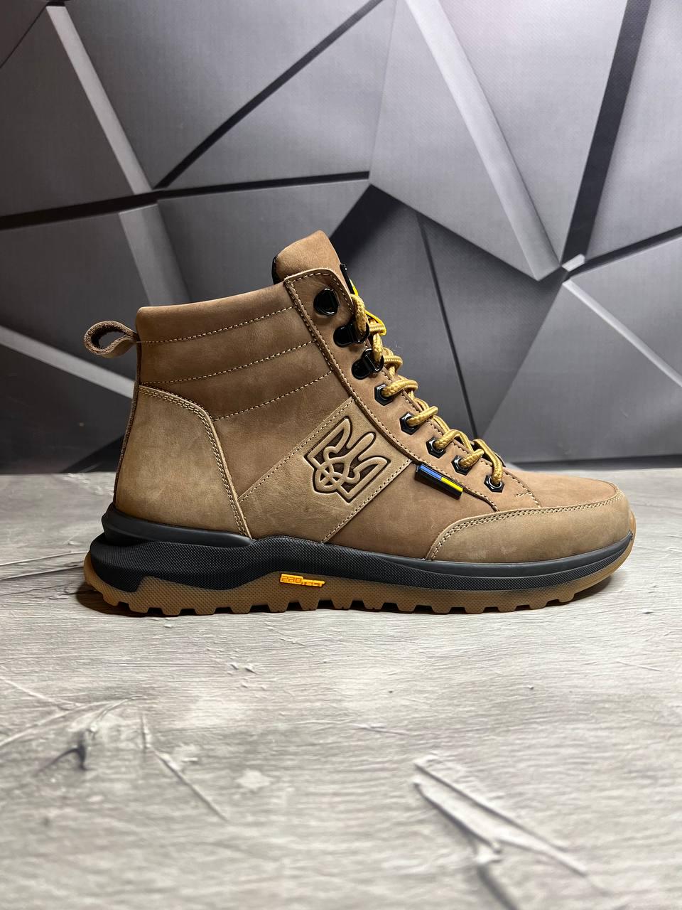 Берці зимові чоловічі з хутром та гербом р. 42 Койот - фото 4 Берці зимові чоловічі з хутром та гербом р. 42 Койот - фото 4