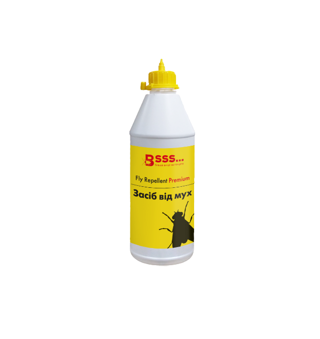 Засіб від мух Fly Repellent Premium 1/100 концентрат для нанесення на одяг та стіни 1 л (120704)