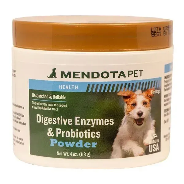 Ферменти травні для собак Mendota Pet Digestive Enzymes And Probiotics 113 г (27481500)