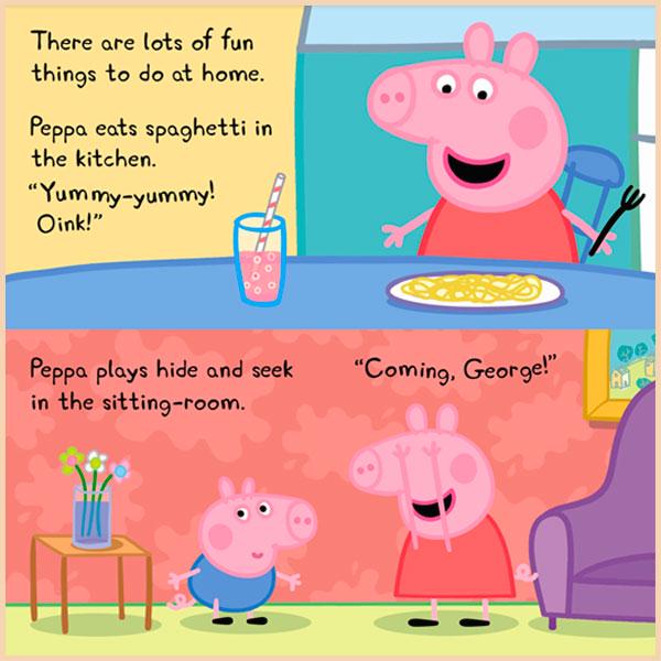 Книга Ladybird "Peppa Pig: Little Library 6 Board Book" (ISBN:9781409303183) - фото 3