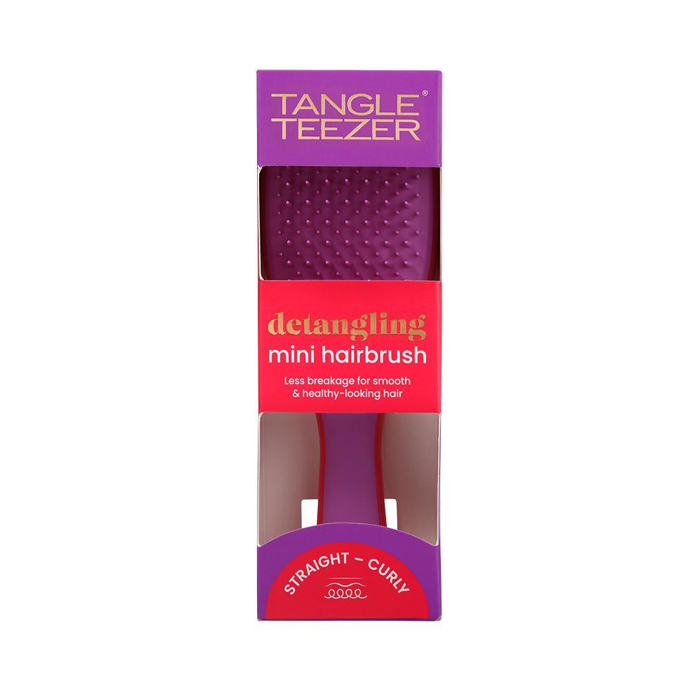 Гребінець для волосся Tangle Teezer Wet Detangler Mini Wisteria Leaf Вишневий/Фіолетовий (11316718)