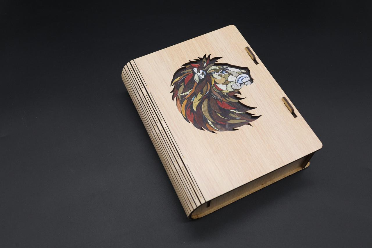 Пазл деревянный Сенегальский лев 138 элементов 33х29 см (PZ-17)