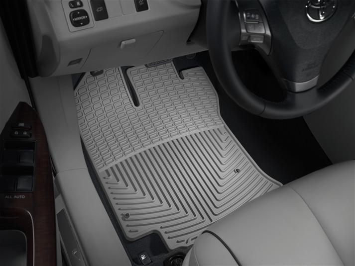 Килимки автомобільні передні гумові WeatherTech W128GR Toyota Venza 2009-2011 Сірий (39556832)