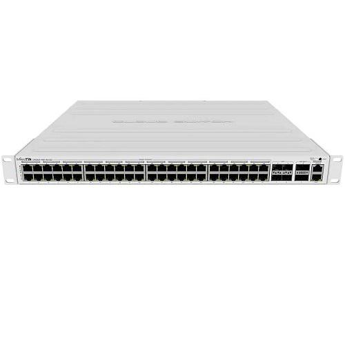 Коммутатор Mikrotik CRS354-48P-4S+2Q+RM управляемый 48xGE PoE 4xSFP 2xQSFP 750W max L3 16Мб (558268) - фото 2