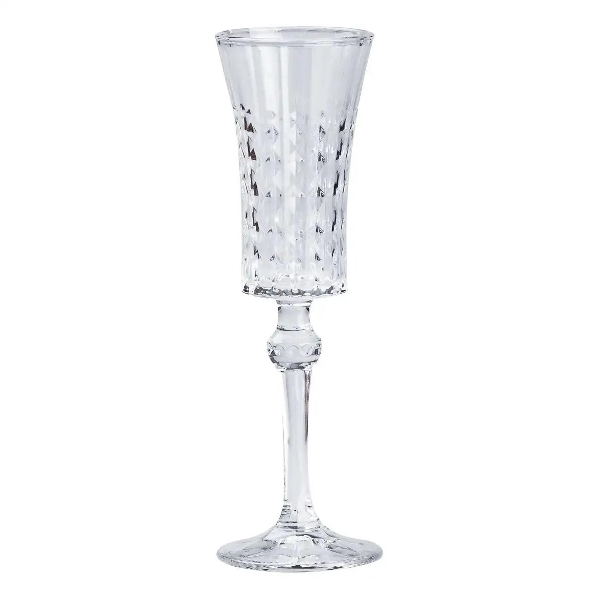 Набір келихів для шампанського 6 х 150 мл Прозорий (22775515) - фото 3