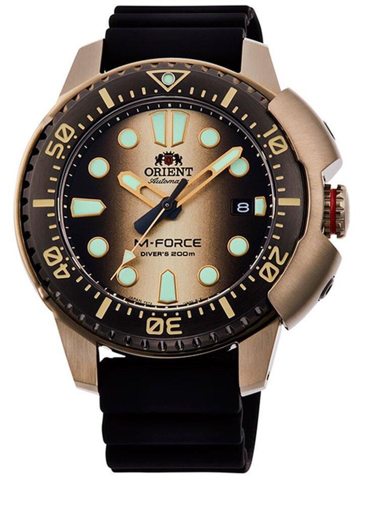 Наручний годинник чоловічий Orient M-Force AC0L LE RA-AC0L05G00B з сталевим корпусом/сапфіровим склом WR 200 м Коричневий (3124939554) Наручний годинник чоловічий Orient M-Force AC0L LE RA-AC0L05G00B з сталевим корпусом/сапфіровим склом WR 200 м Коричневий (3124939554)