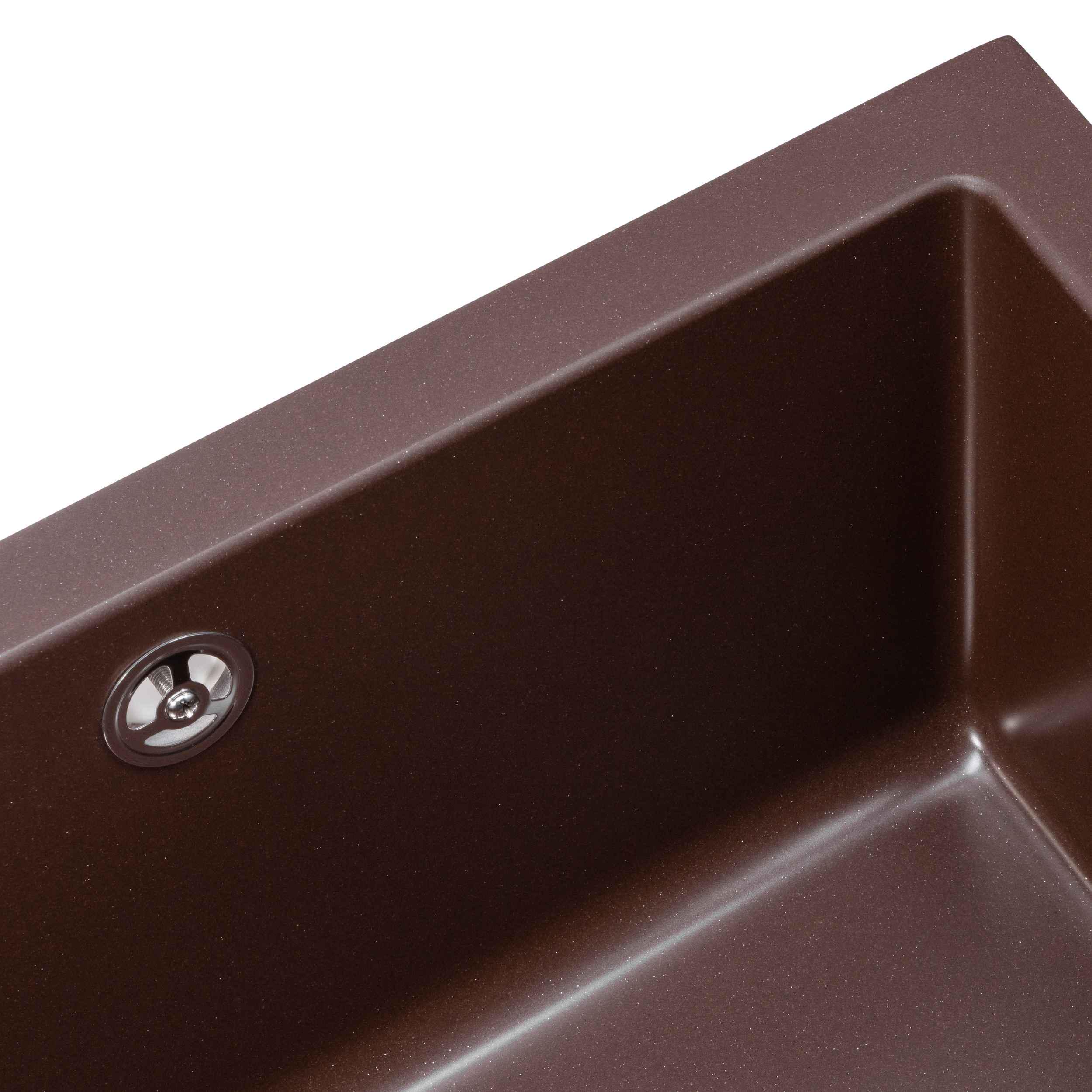 Мийка для кухні Granado Under top XL Marron - фото 5 Мийка для кухні Granado Under top XL Marron - фото 5