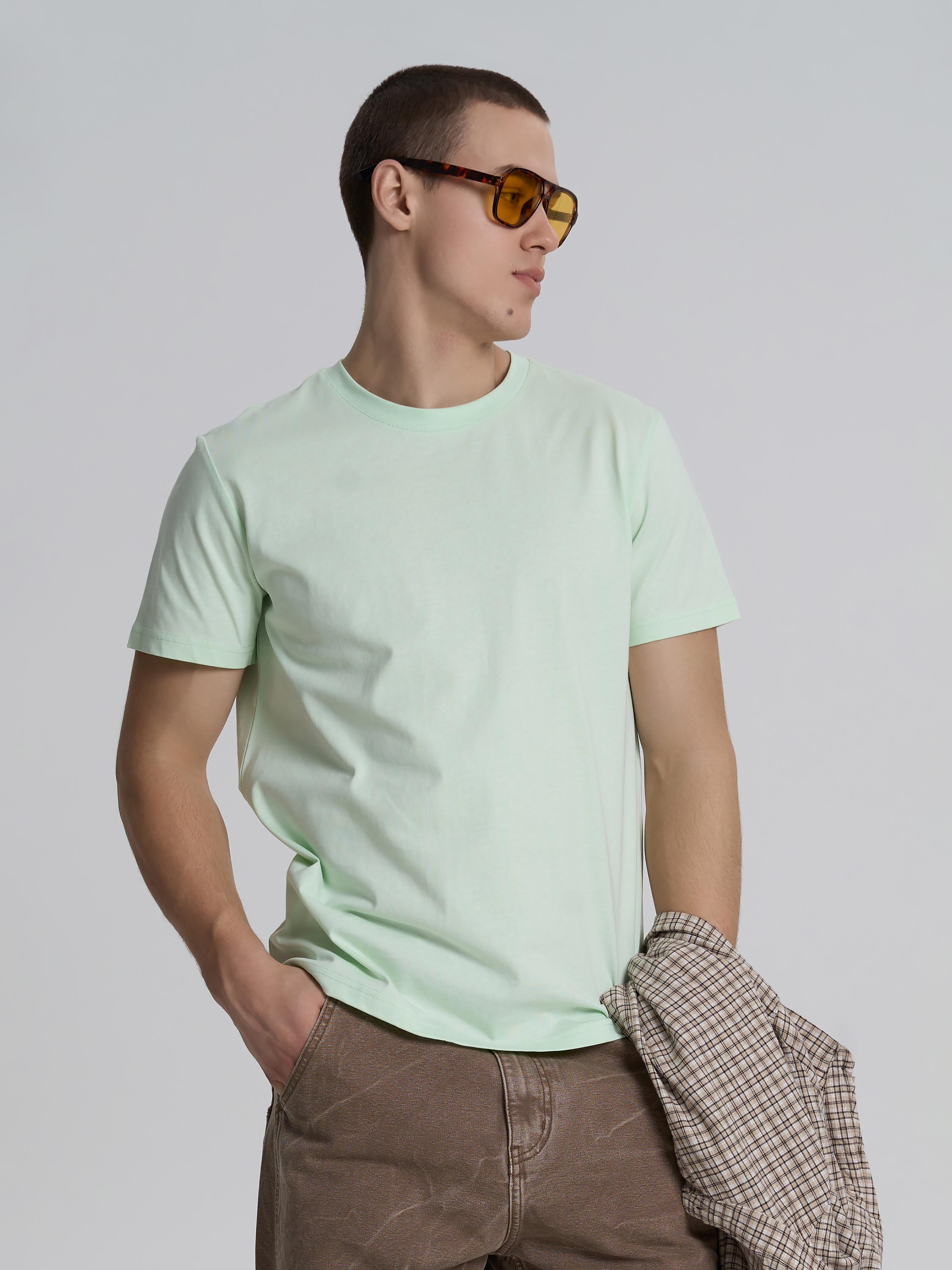 Футболка мужская ROZA 230926 L Светло-зеленый (4824005722356) - фото 12 Футболка мужская ROZA 230926 L Светло-зеленый (4824005722356) - фото 12