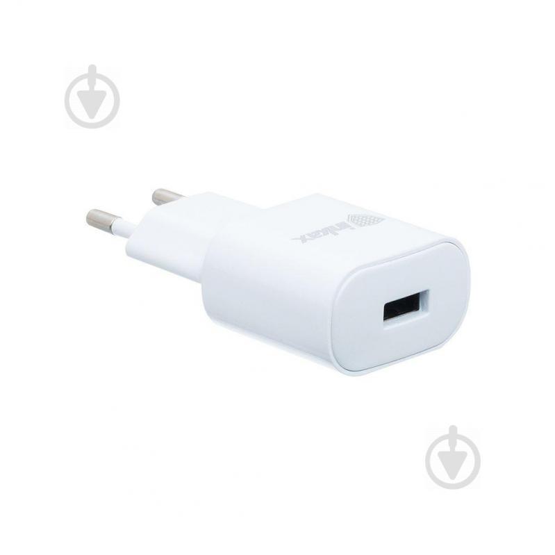 Мережеве заряджання Inkax CD-27 2.1A 1 USB + кабель Micro USB Білий