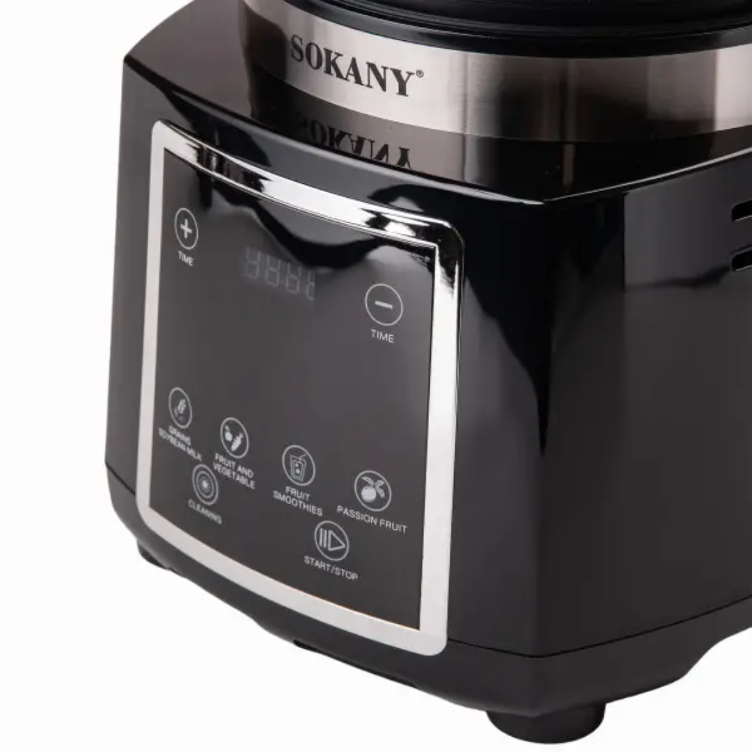 Блендер стационарный Sokany SK-03037 с чашей 2 л Черный - фото 5 Блендер стационарный Sokany SK-03037 с чашей 2 л Черный - фото 5